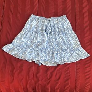 Flower pattern skirt